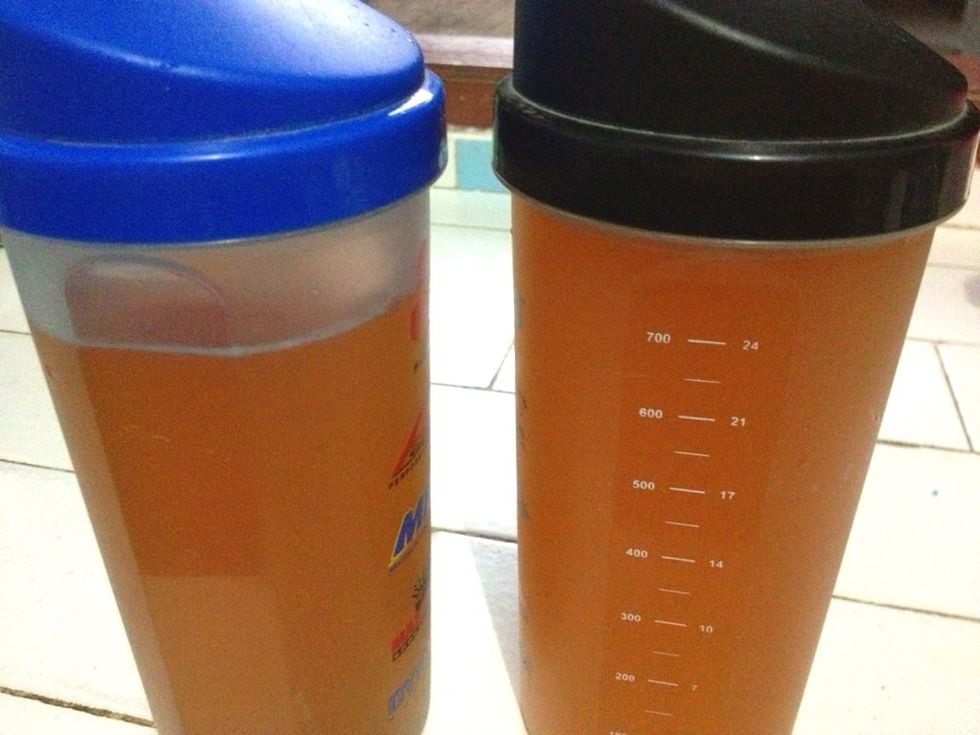 Simply put in the containers and refrigerate 6 hours to overnight