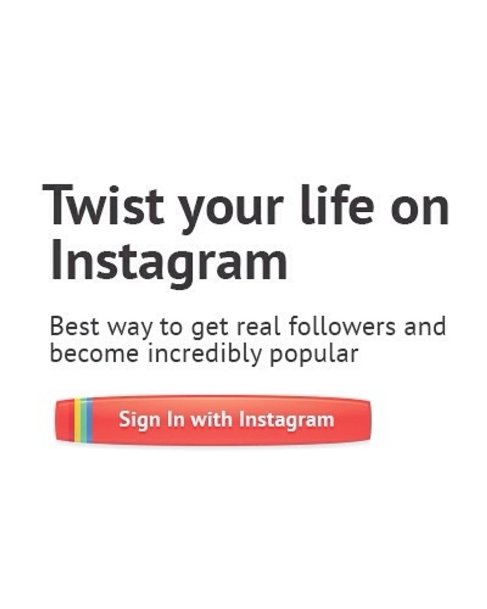 Simply sign in with your Instagram credentials.