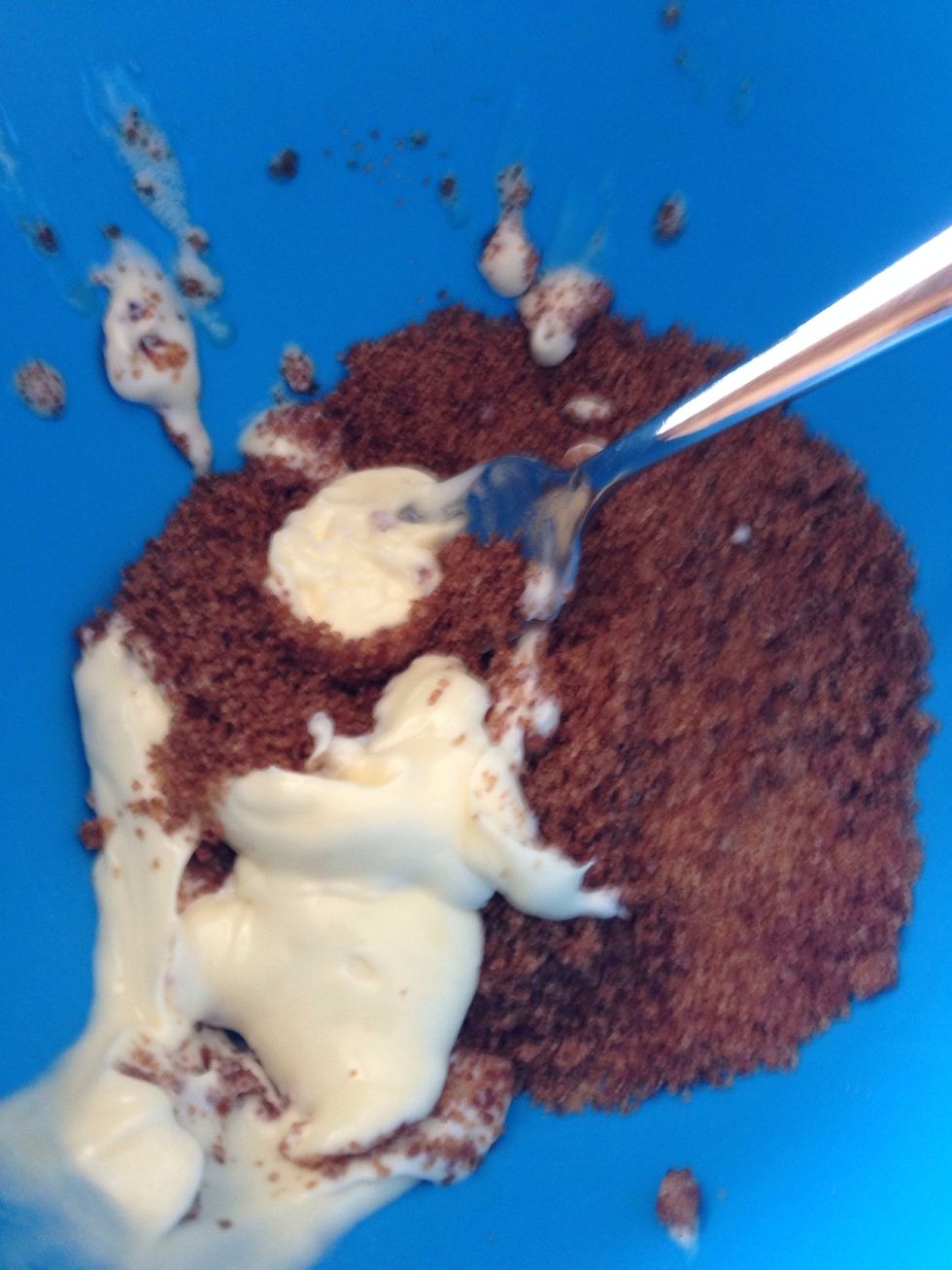Since I try to watch my sugar intake, I only half cup of sugar. You welcome to add more sugar up to a cup. It best to use butter at room temperature. Beat butter and brown sugar until well combined.