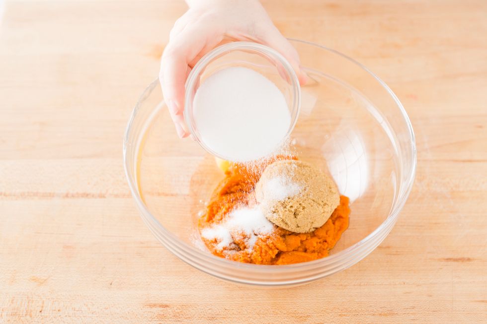 Since you can never have too much sugar, add a 1/4 cup of granulated sugar.
