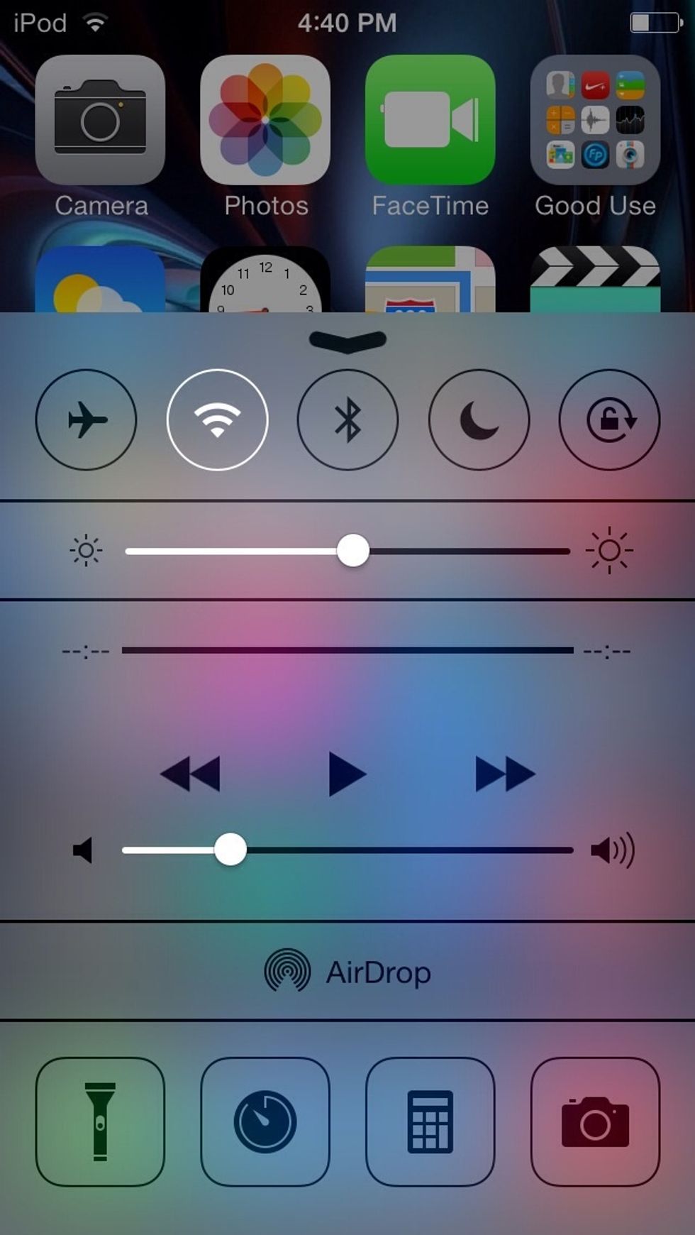 Since you're still in control center,turn off bluetooth and/or wifi(I only leave wifi on for ipods).Also,lower your brightness to the lowest place thats comfy for you,or the 50% mark.