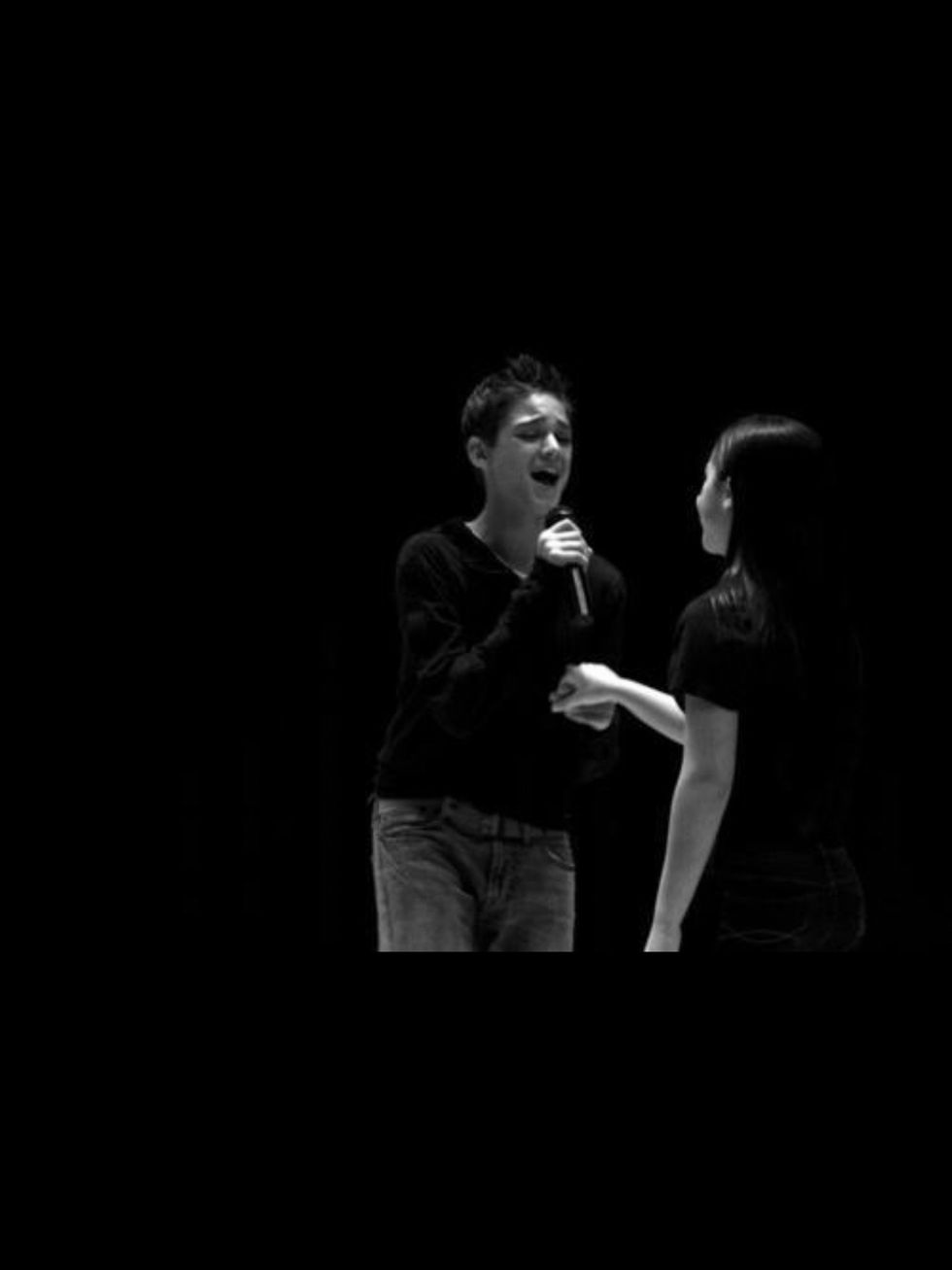 Singing live