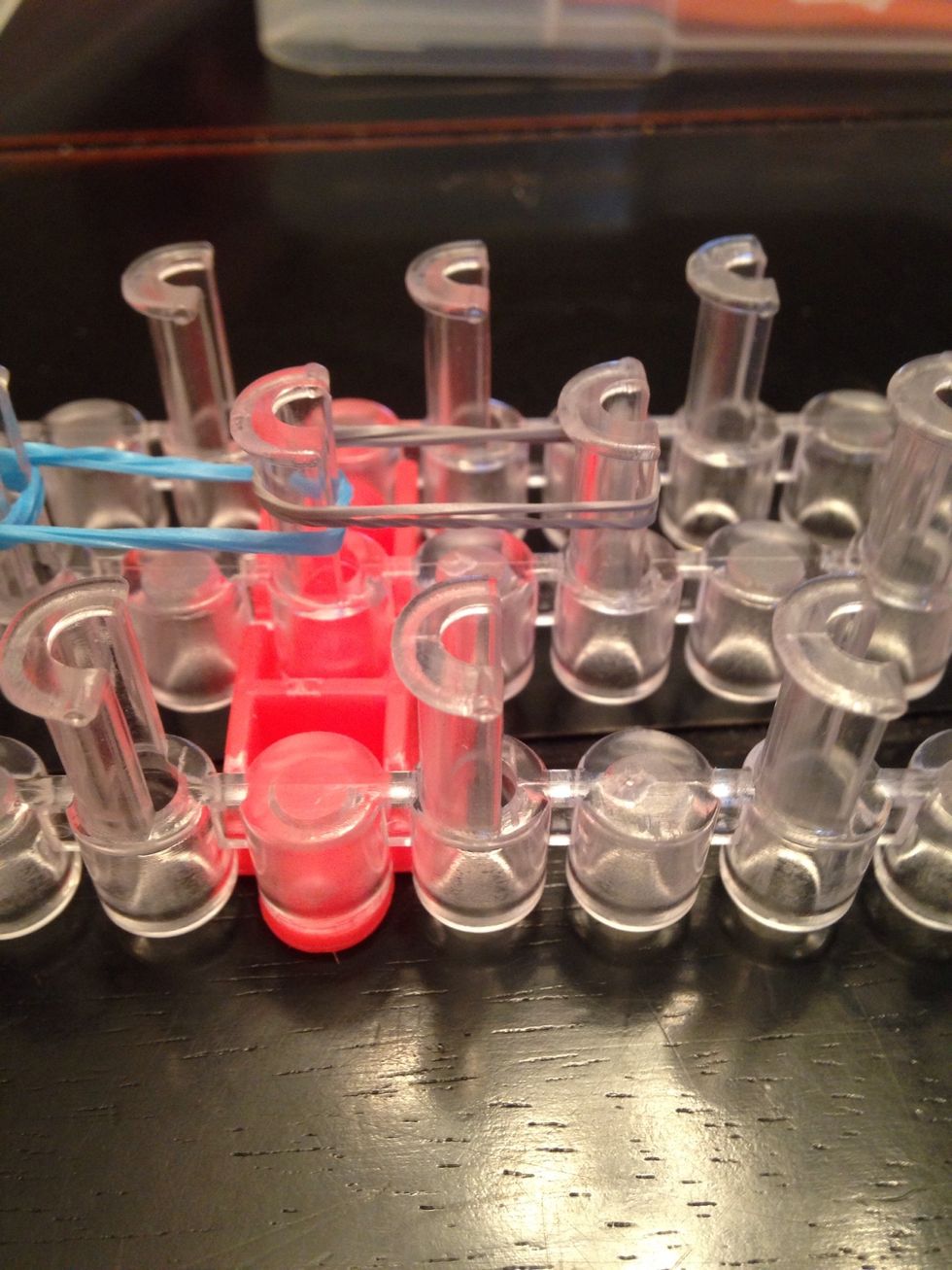 Single, double it and place on loom