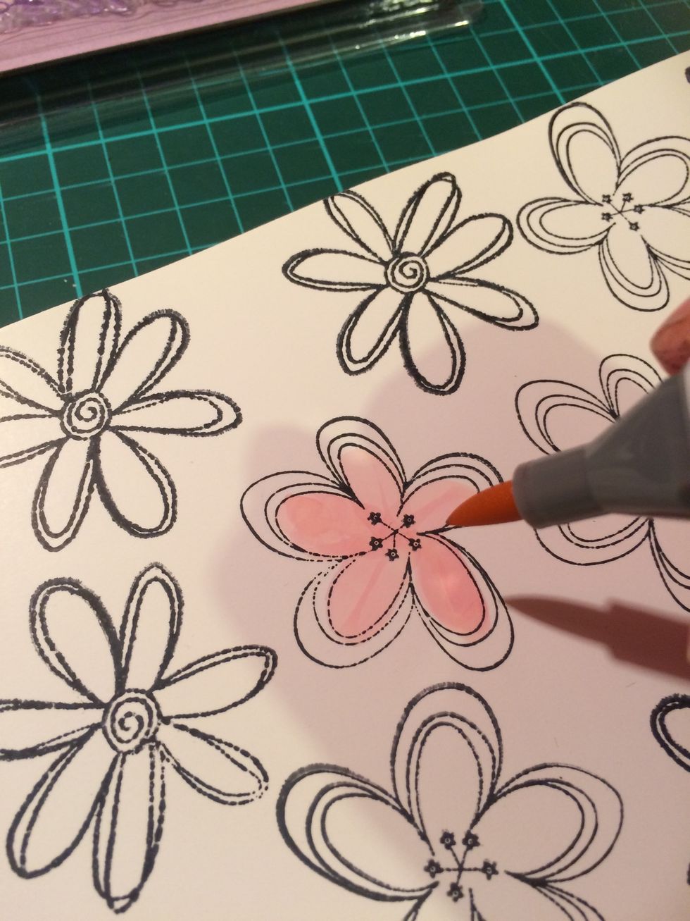 Sit back, relax and Start colouring.