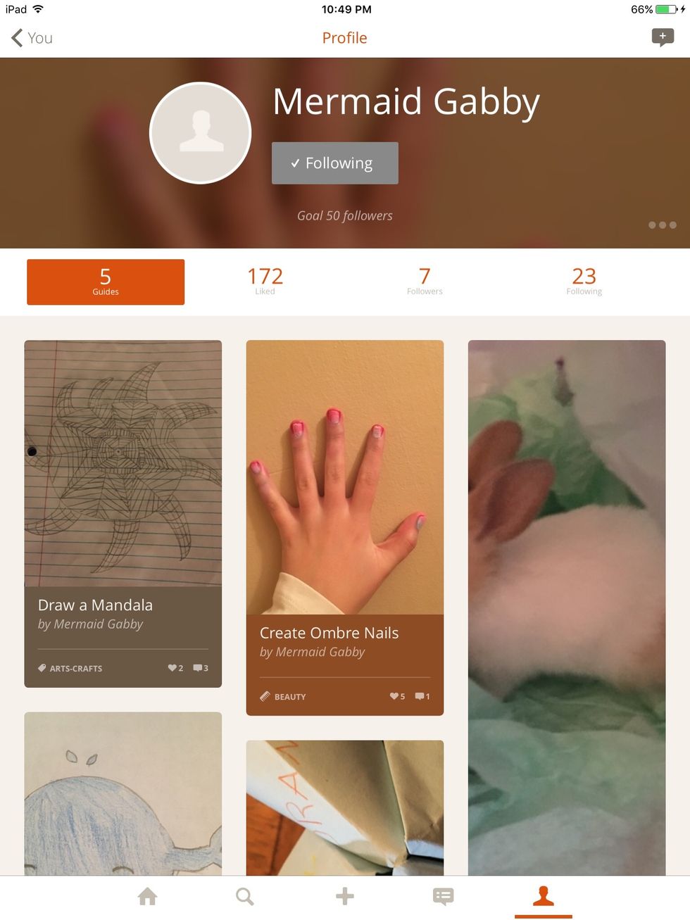 Sixth is mermaid Gabby go follow her too