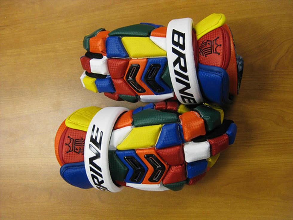 Sixth you put on your gloves.
