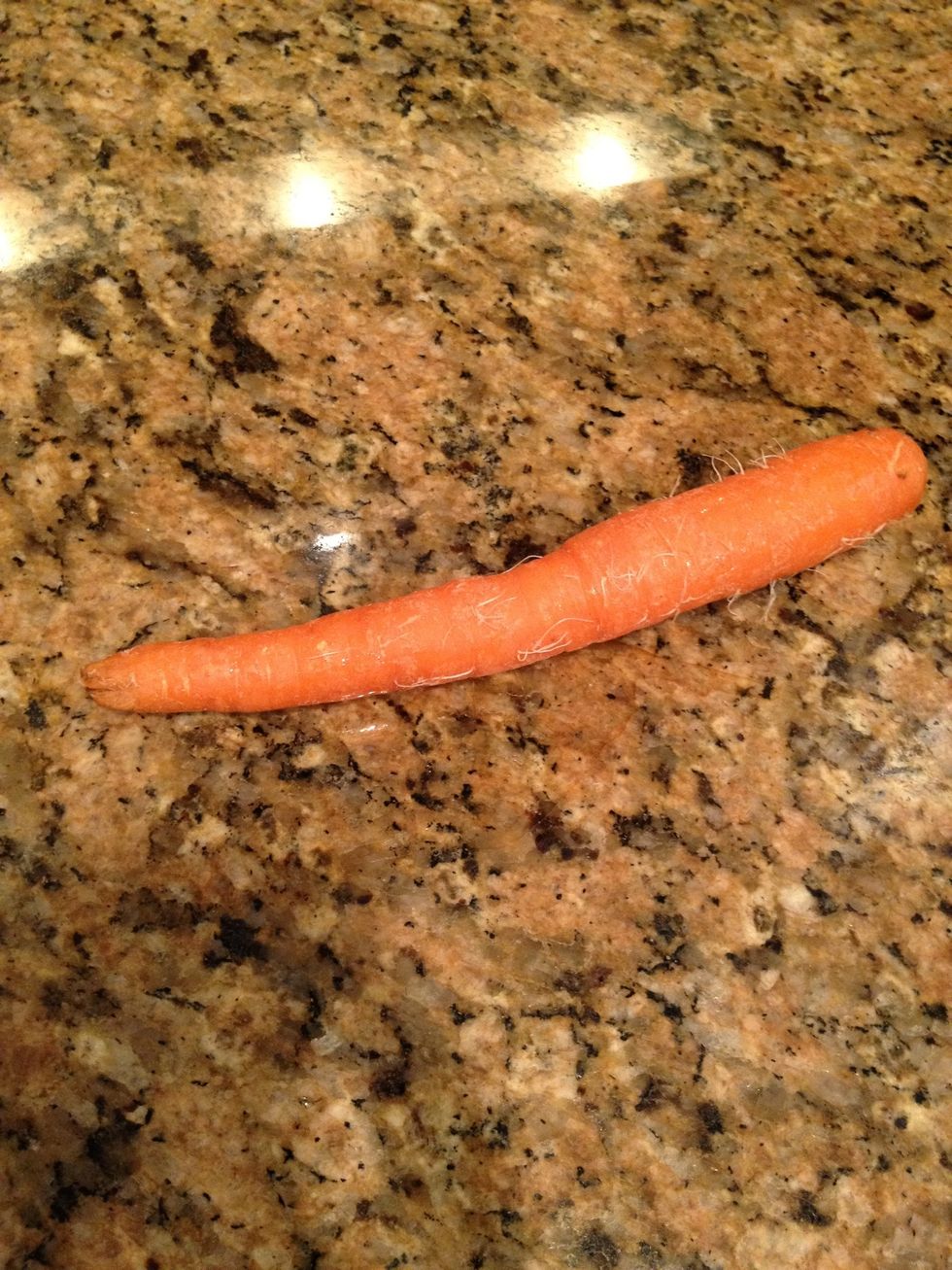 Size of the carrots used