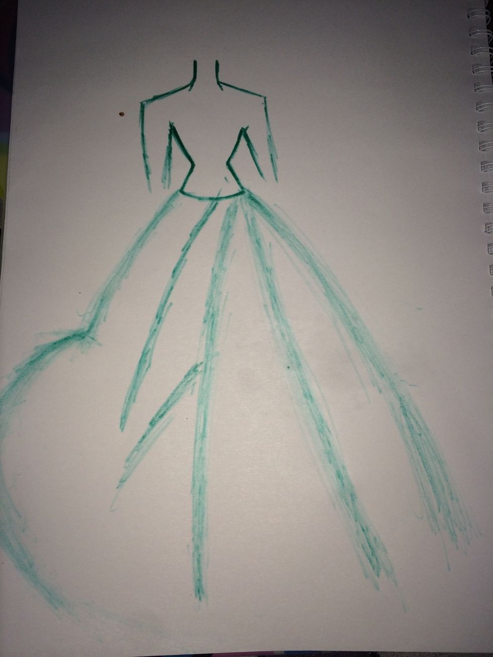 Sketch a small line between