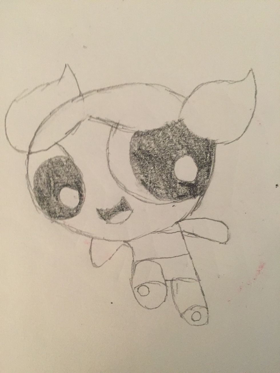 How to draw bubbles the powerpuff girl - B+C Guides