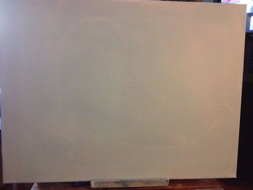 Sketch complete. Let's fingerpaint!
