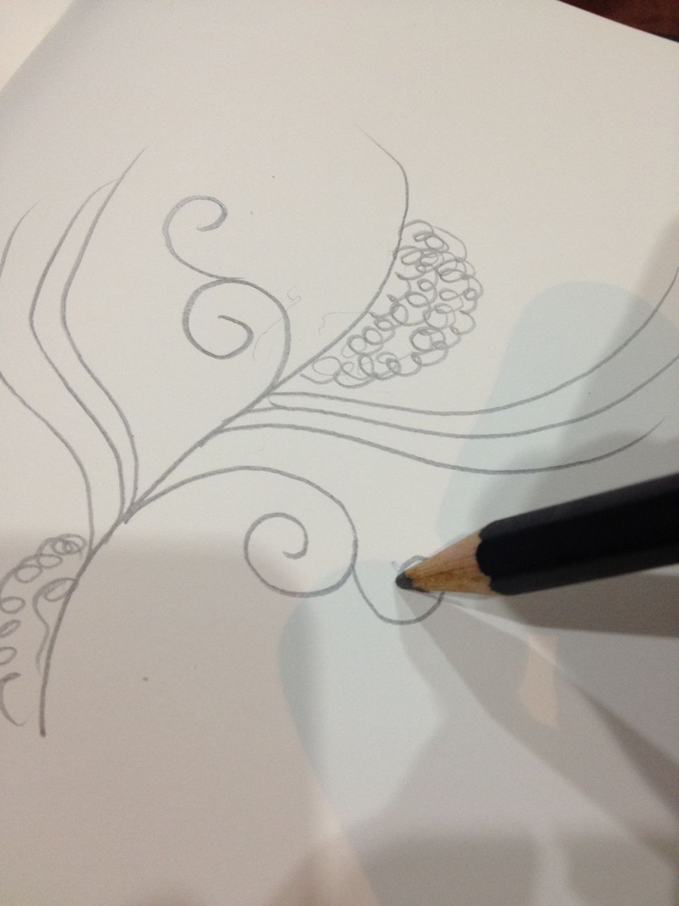 Sketch your design on a paper