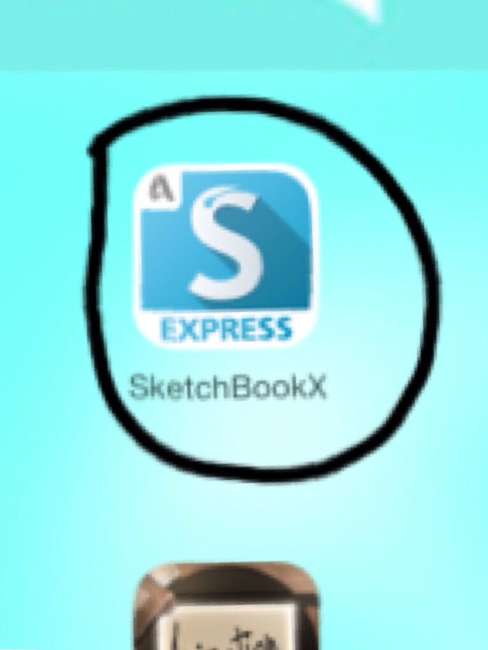 Sketchbook ( this is the app I used, it's updated ; if you download it now it's will probably look like this) and it's the free version ( there's no deals or all that )