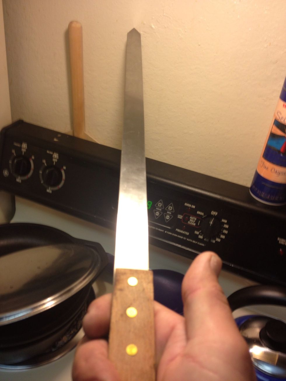 Skewers or swords? they're 24" long, 1" wide and flat. Do not attempt Kabab Koobideh without these! When I'm in a rush I'll use my gas grill and make patties instead.