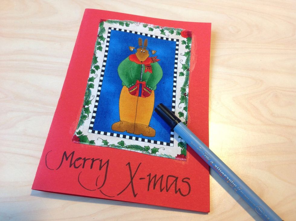 Skriv en fin h\u00e4lsning, God Jul, Merry Christmas eller vad du tycker passar :-)