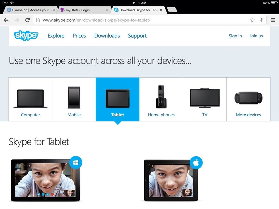 Skype works on many devices. Use one Skype account for all your devices.