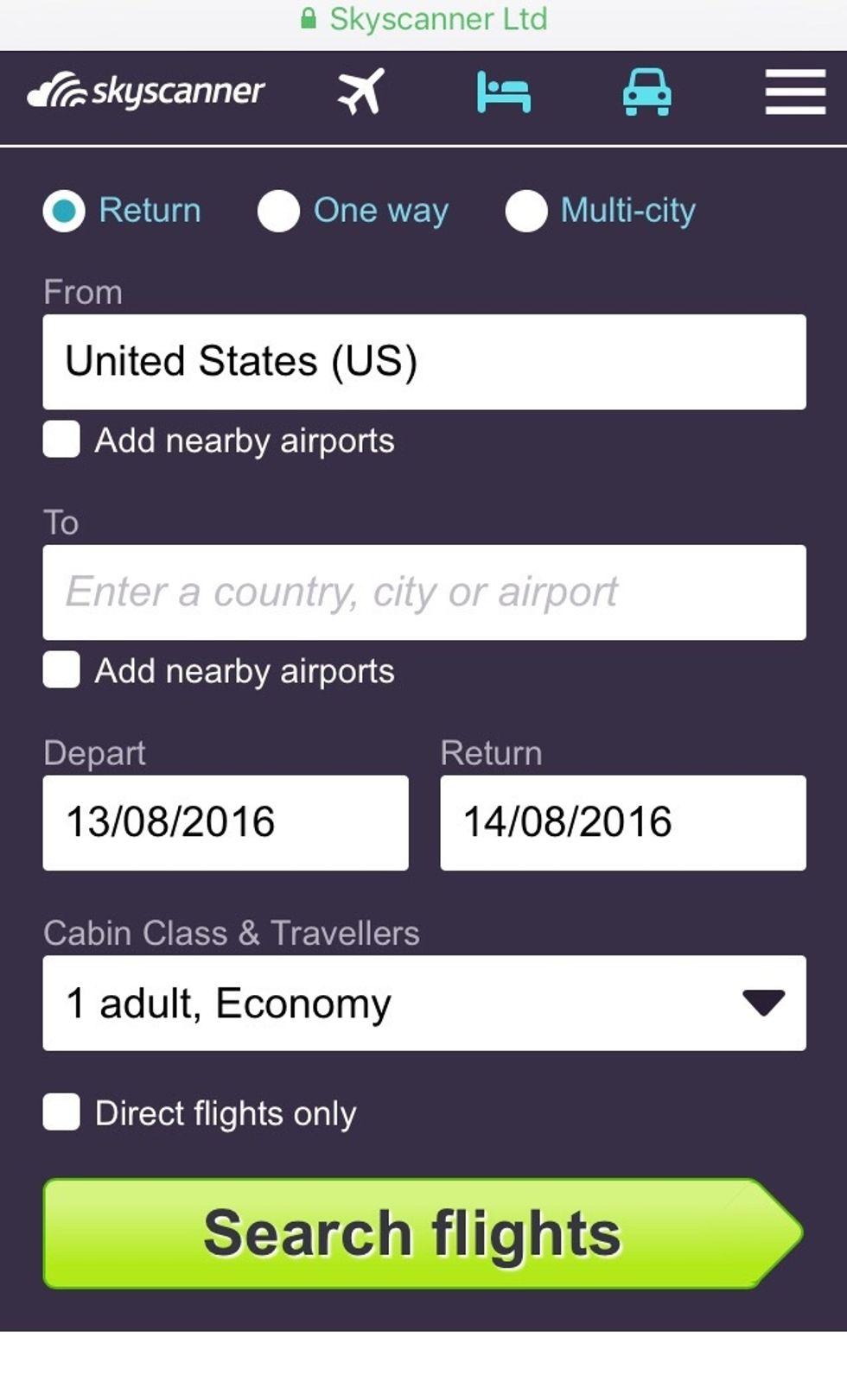 Skyscanner.com is also an incredible website for cheap flights, so hit that junk up, as well