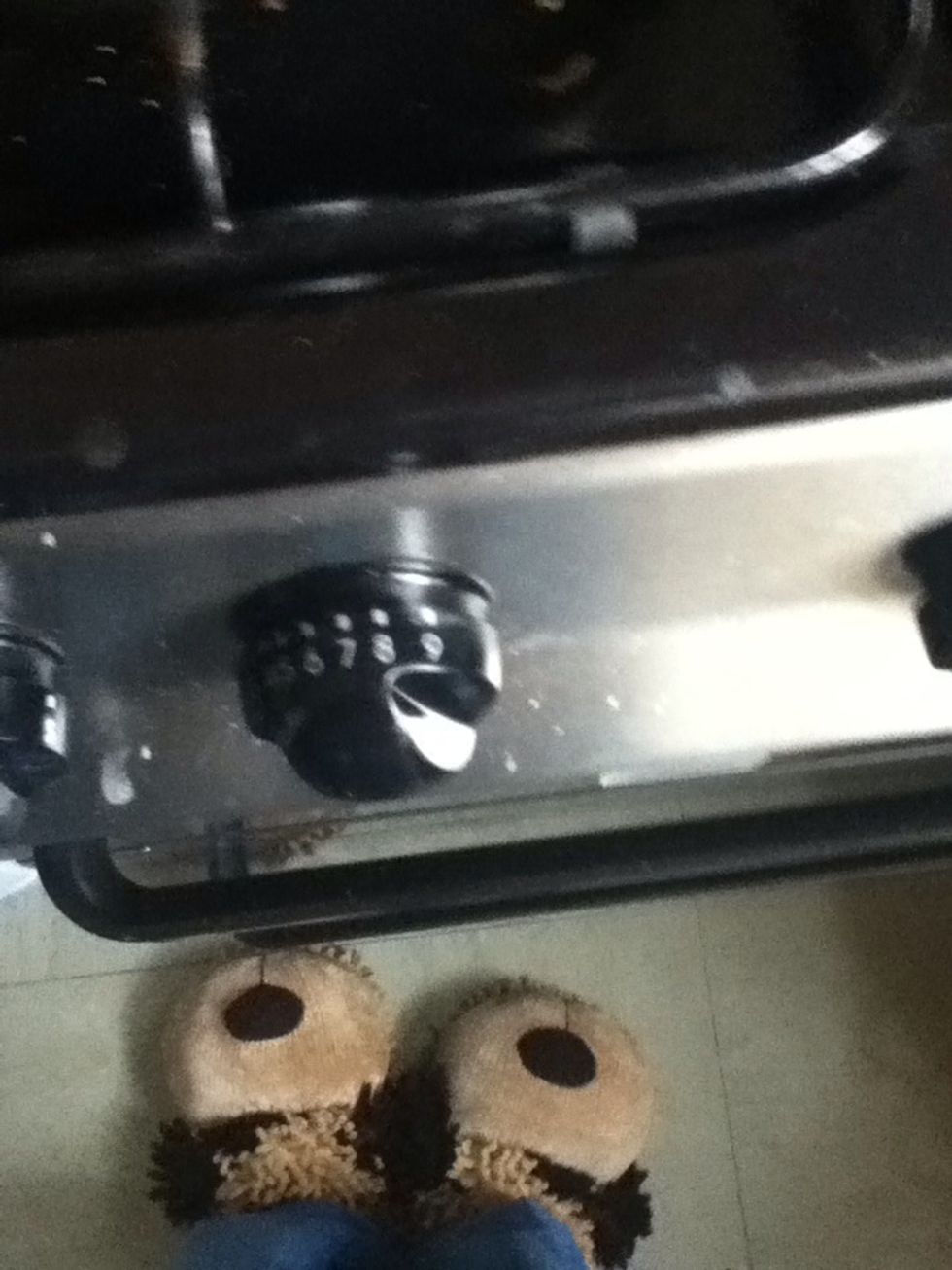 Slam in a nice hot oven an wait until cooked. It should look golden and yummy on top.