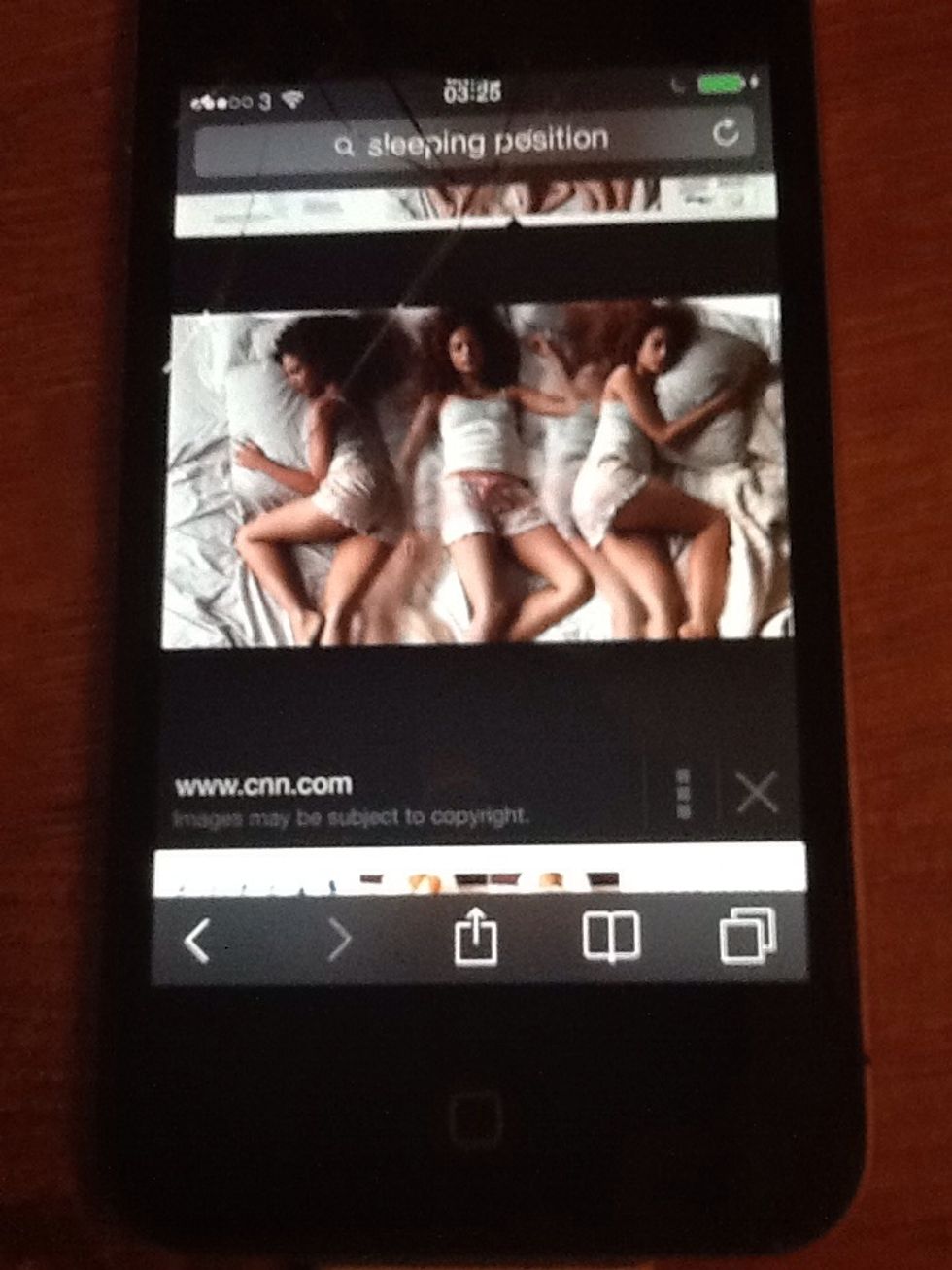 Sleep in different positions!