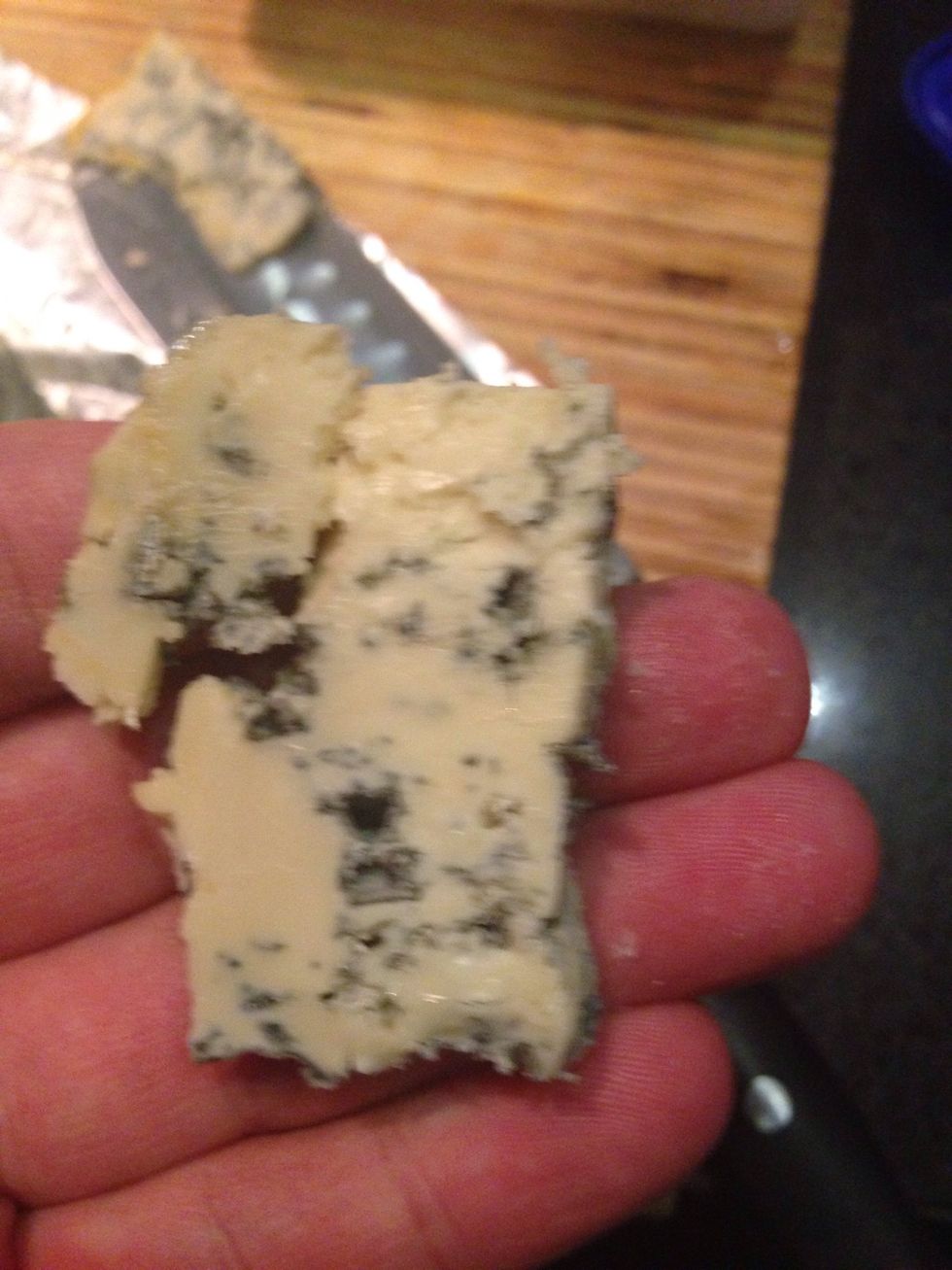 Slice a bit of the cheese