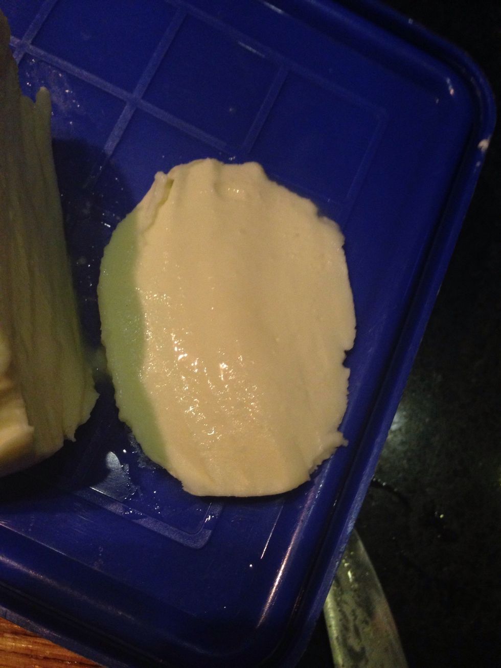 Slice a bit of the cheese