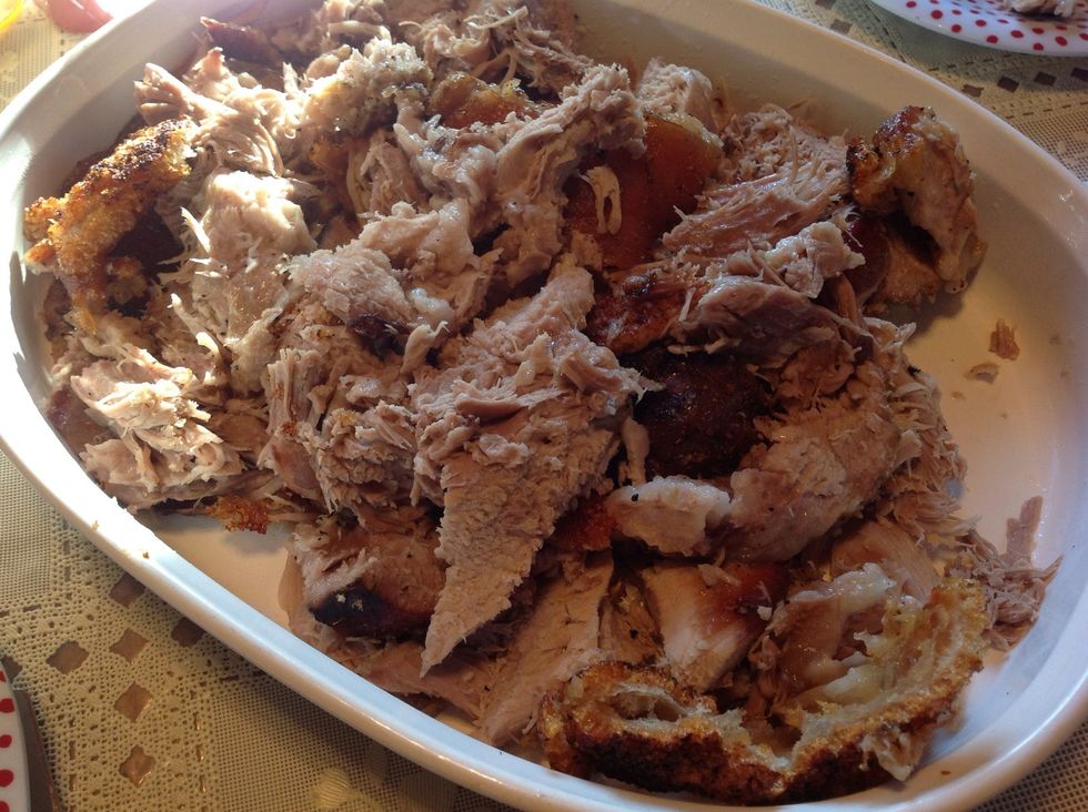 Slice and serve. So tender & delicious!