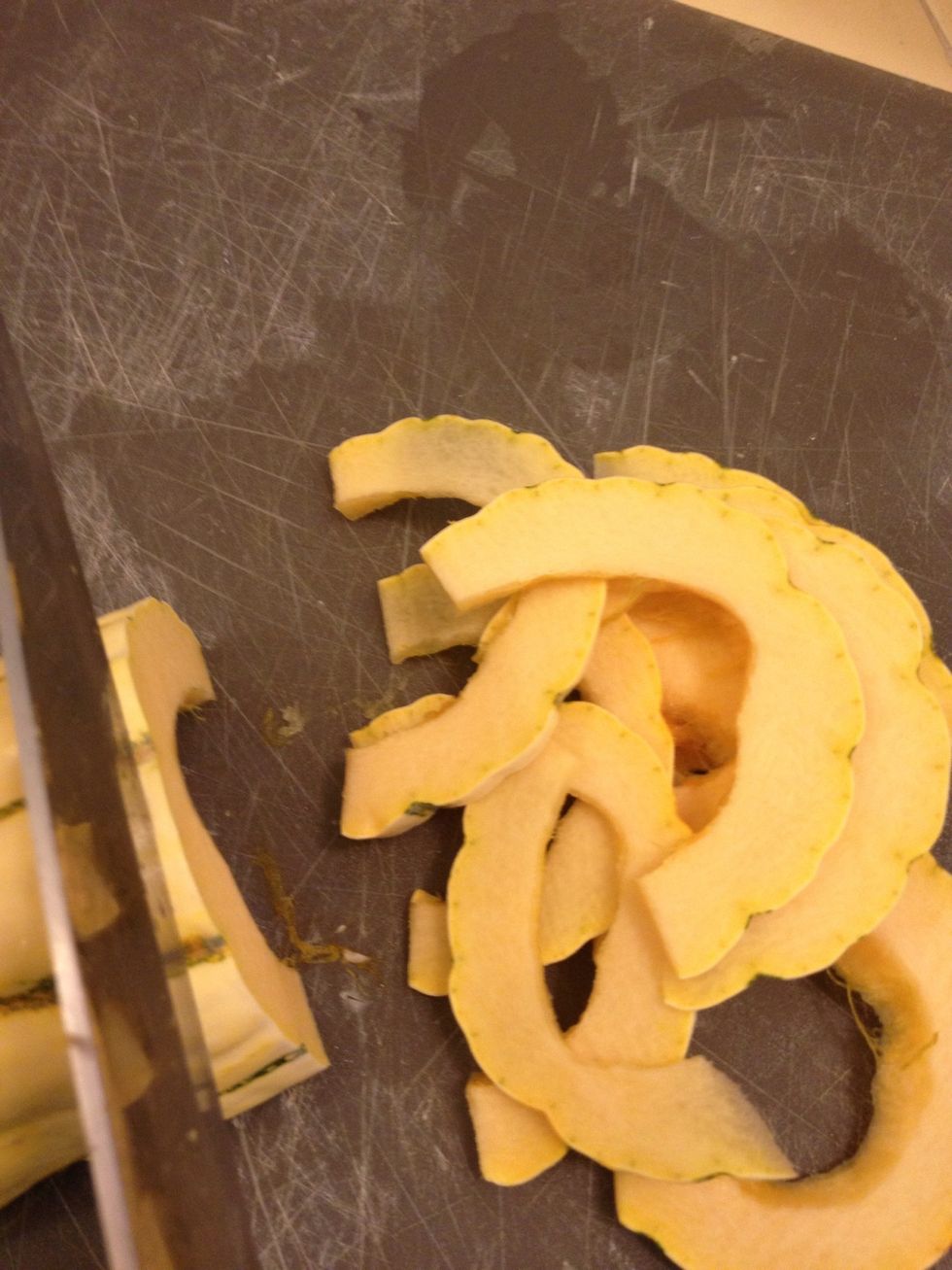 Slice as thinly as possible.