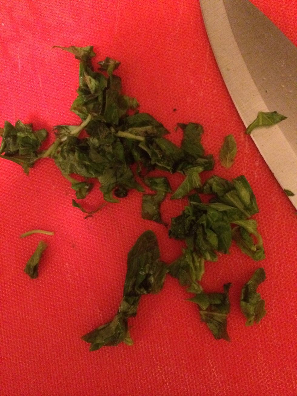 Slice basil
