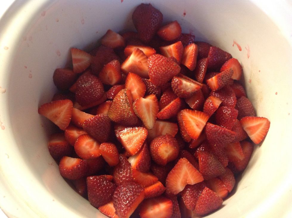 Slice in half and put in crockpot.