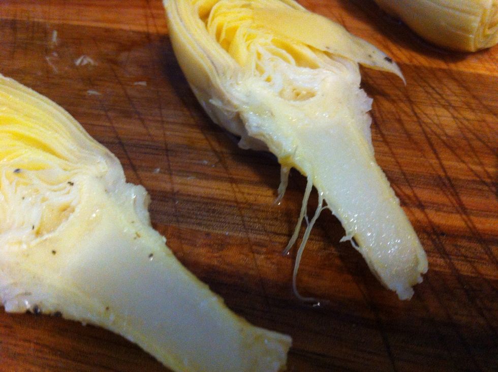 Slice in half