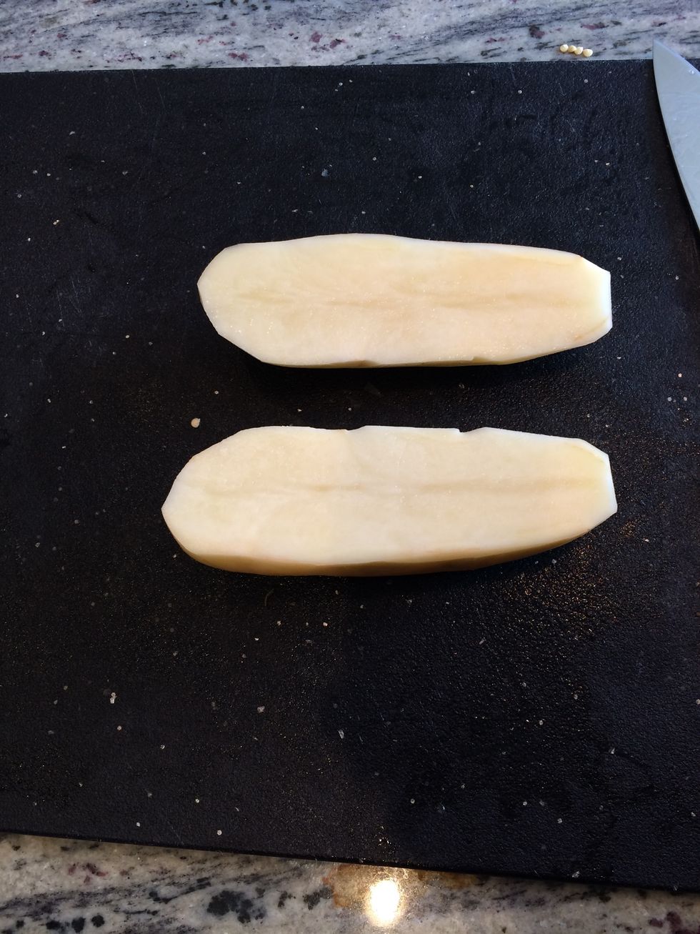 Slice in half