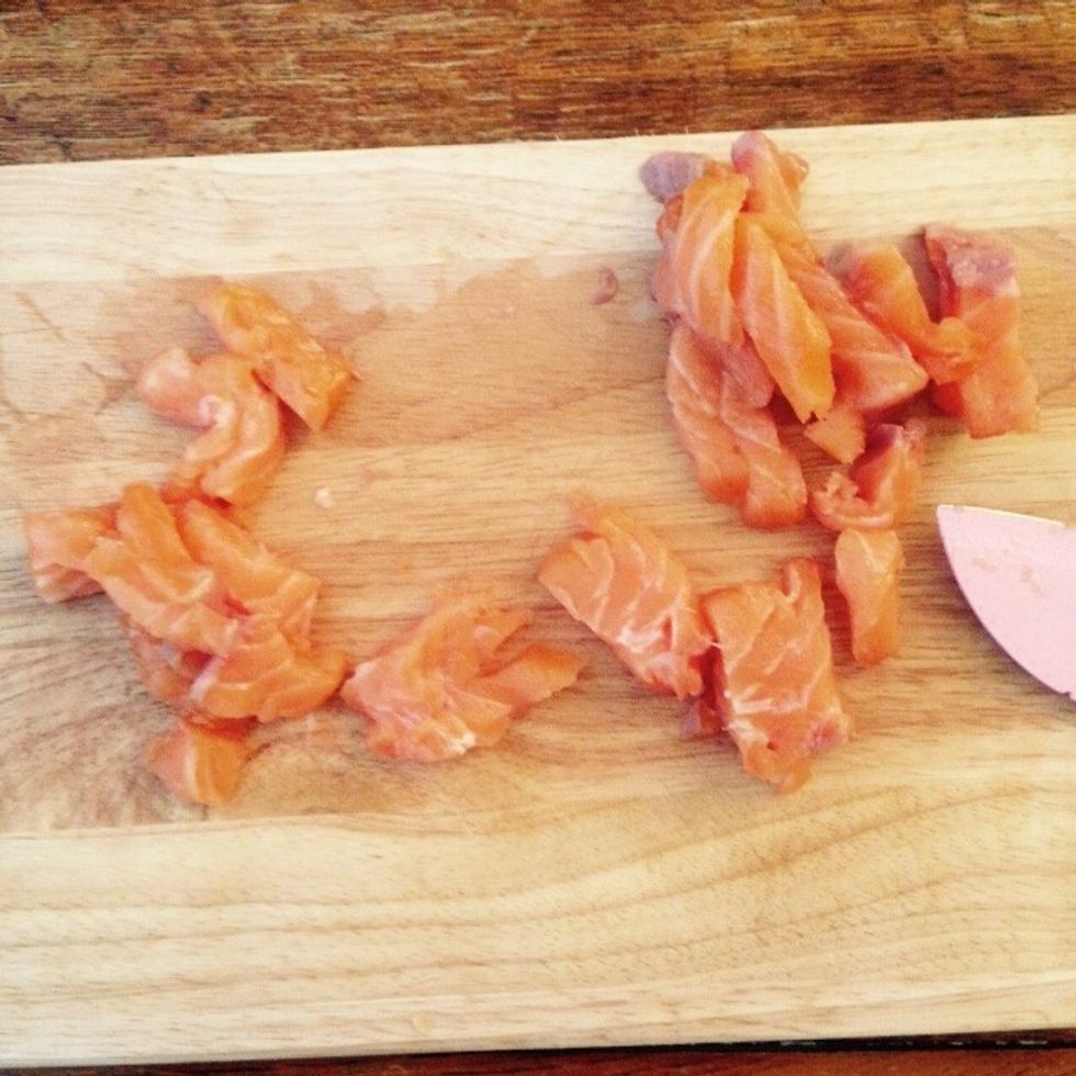 Slice it into 1cm strips