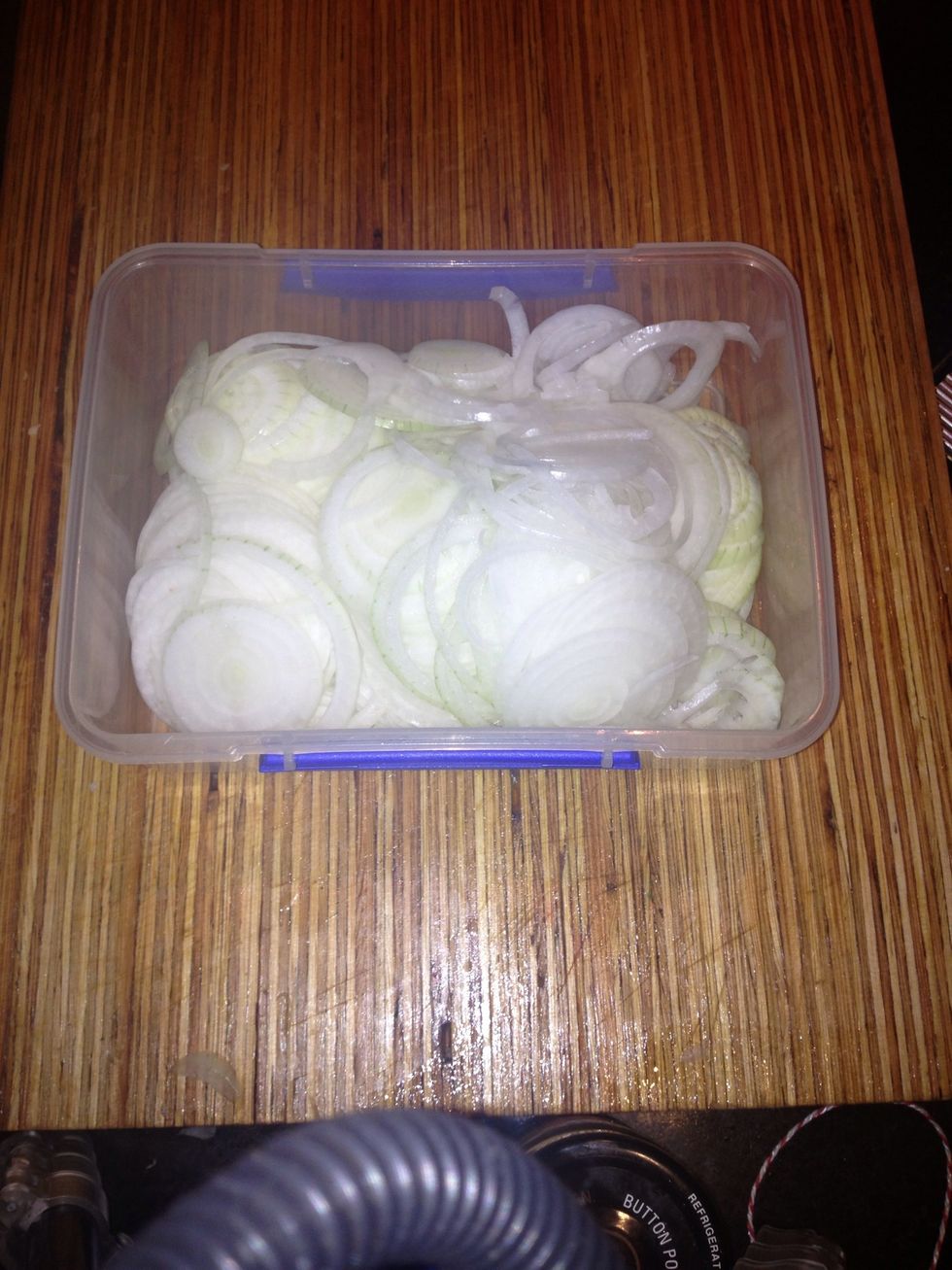 Slice onions