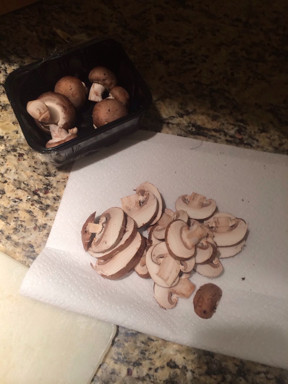 Slice some mushrooms