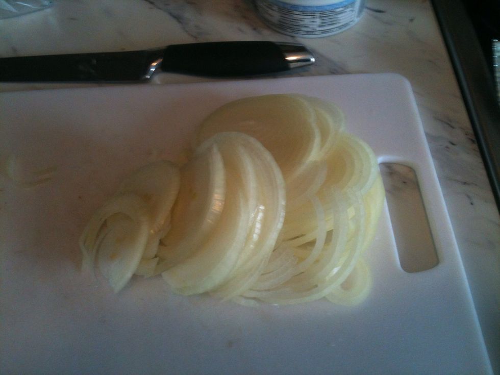 Slice the onion.