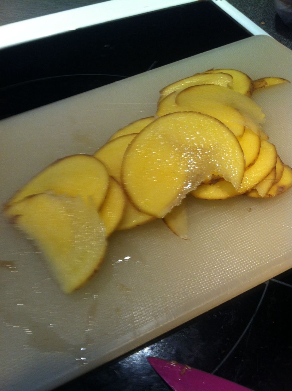Slice the potato really thin