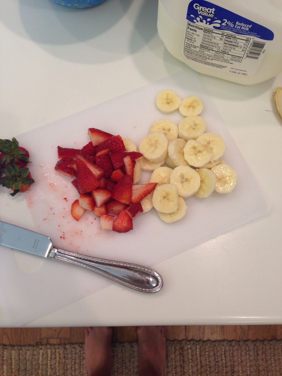 Slice up your strawberries as well