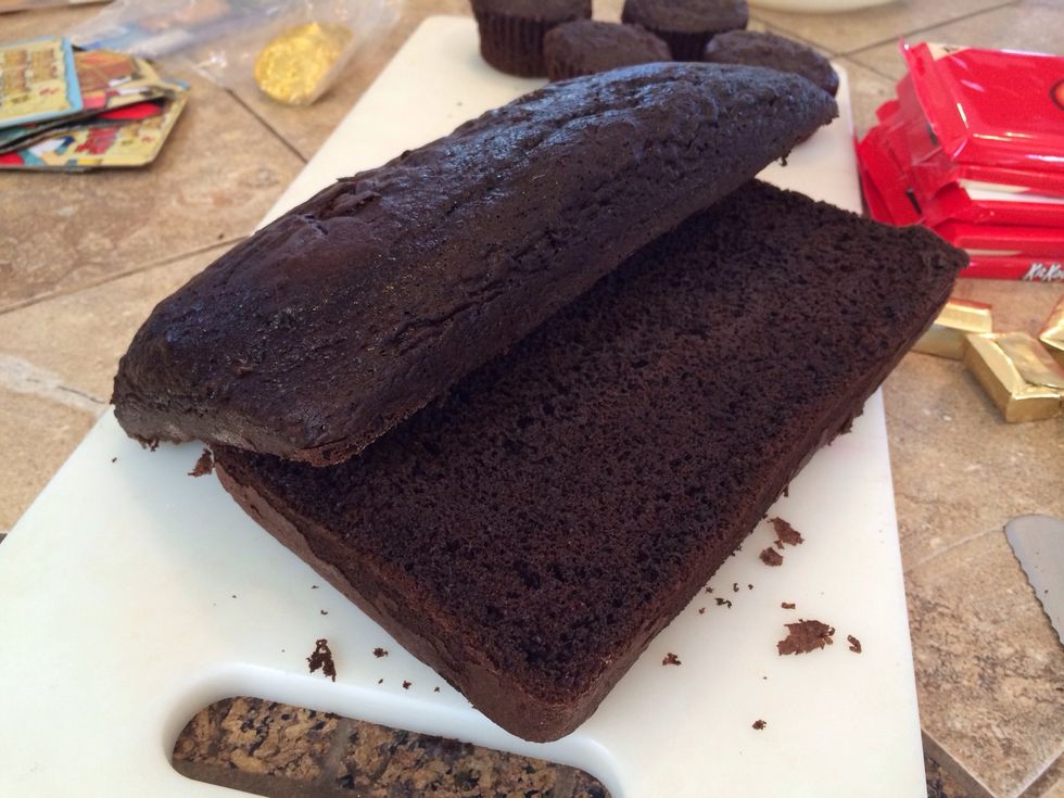 Sliced open treasure chest