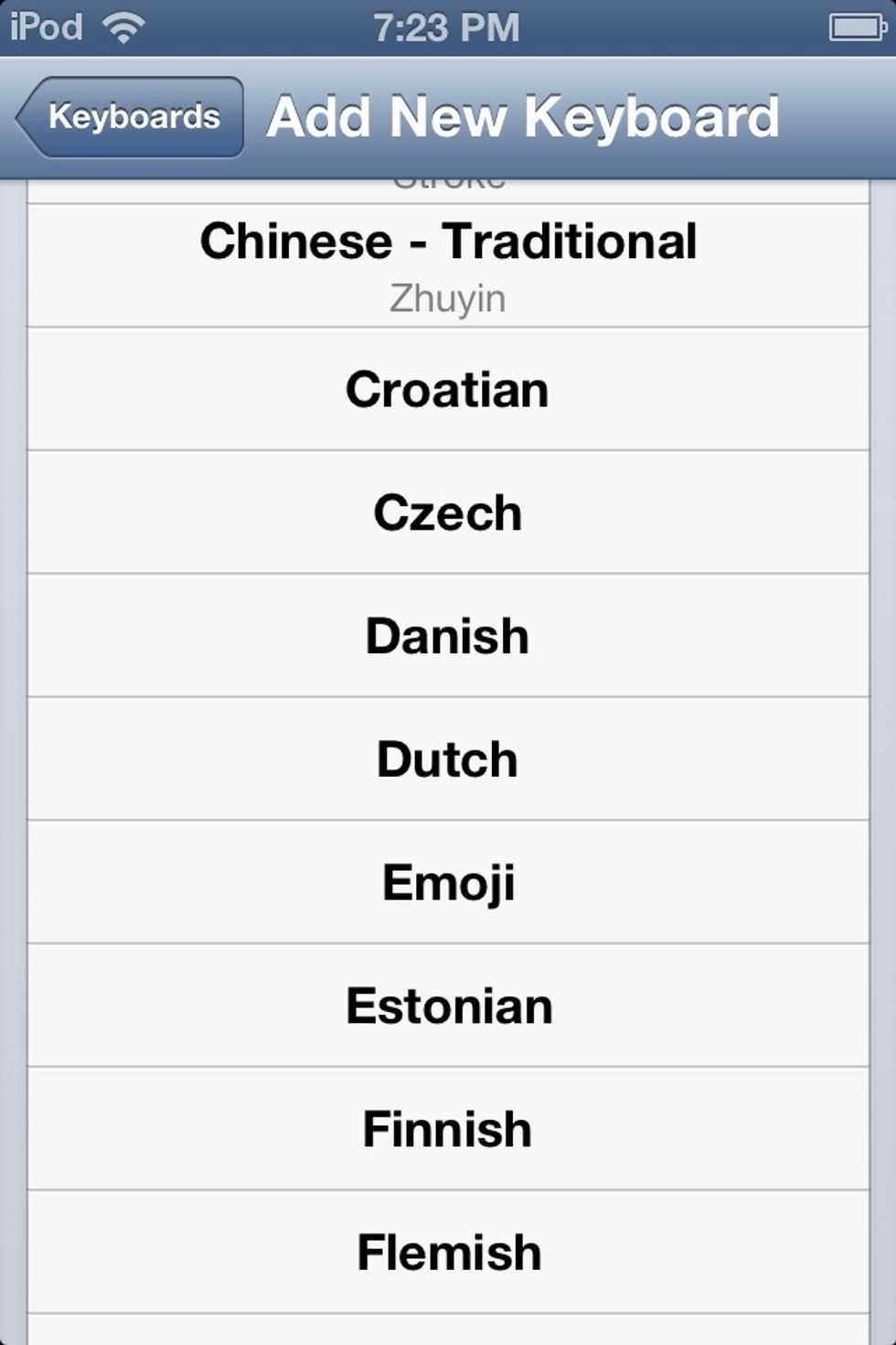 Slide Down To Where It Says Emoji
