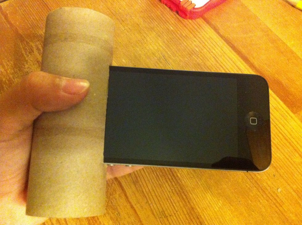 Slide in one side...