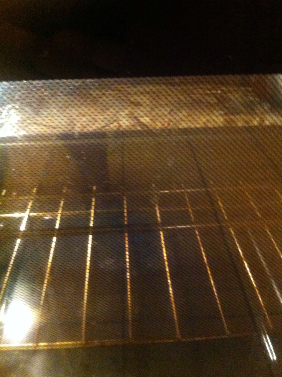 Slide it in the oven for about 40 minutes