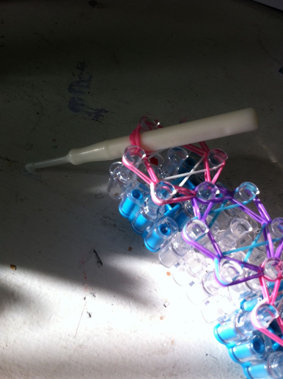 Slide it up to make sure it doesn't fall off when u remove it