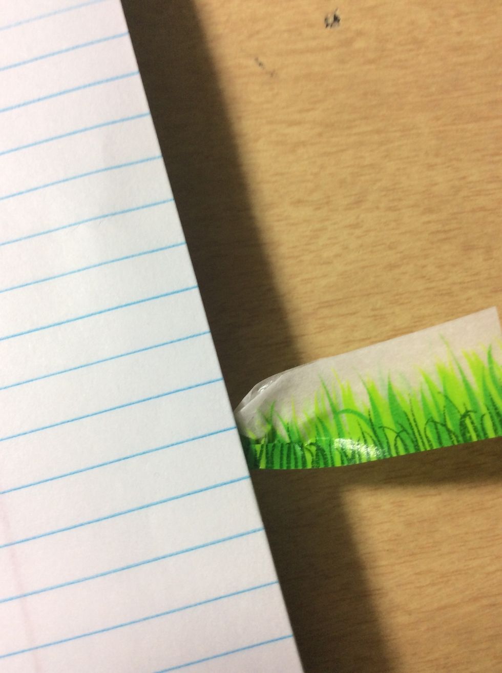 Slide onto a sheet of paper or a page in a book or anything and you're done!