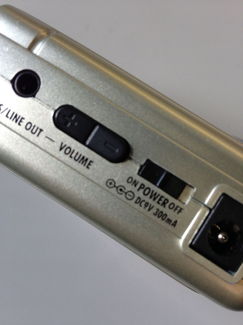 Slide the Power switch to on.