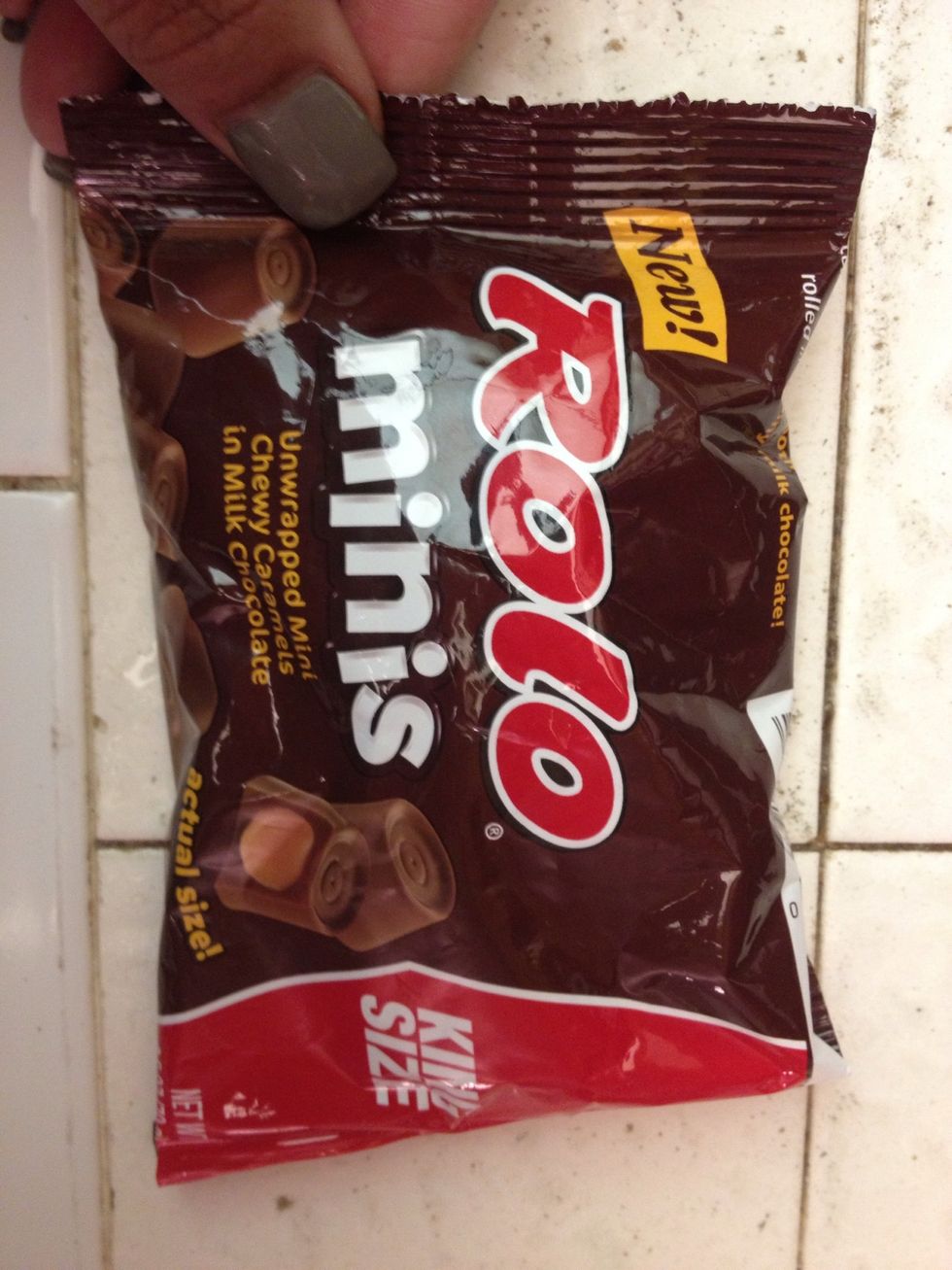 Slightly melted Rolos