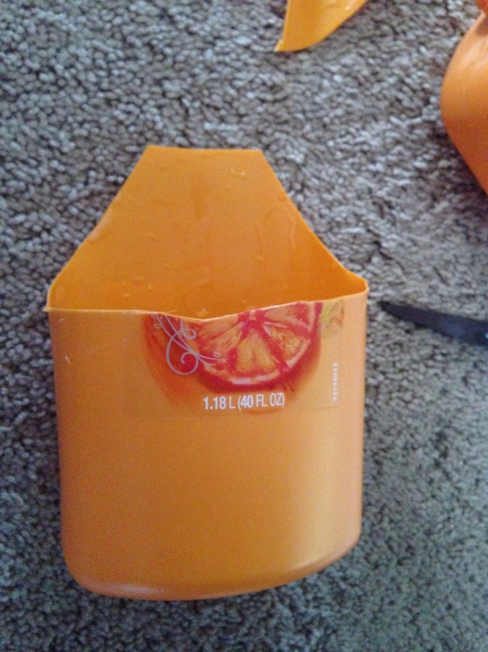 Slim down the edges of the back flap.