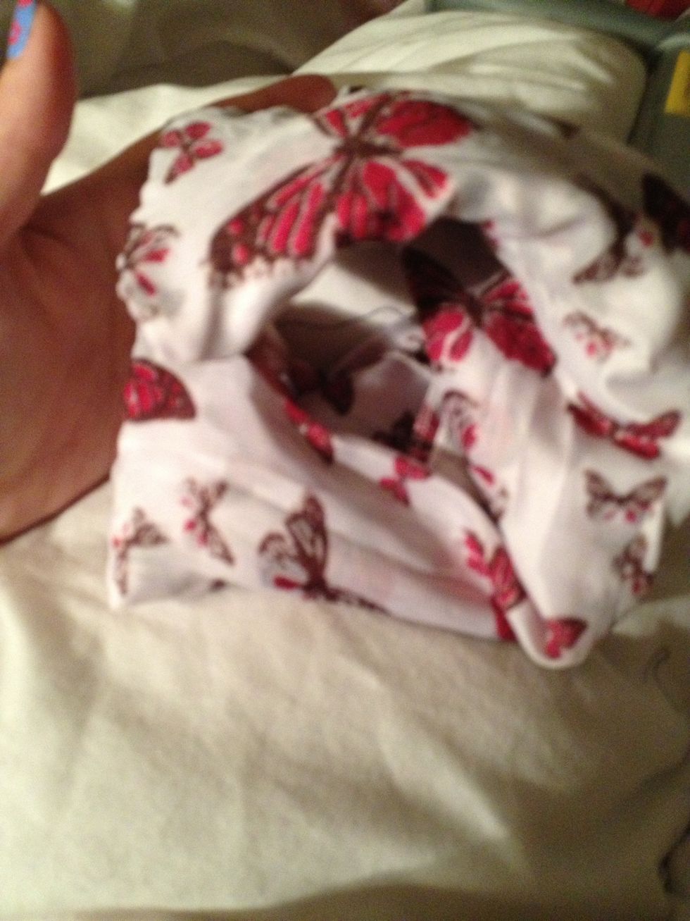 Slip the cover over each end,....