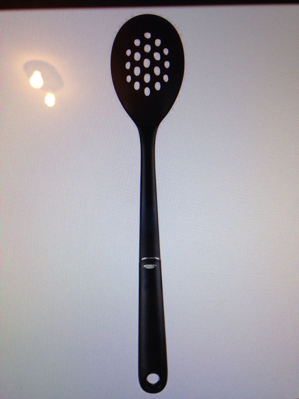 Slotted Spoon  Used to serve packaged food or prepared food  I can use a slotted spoon to serve meals without the juice from it