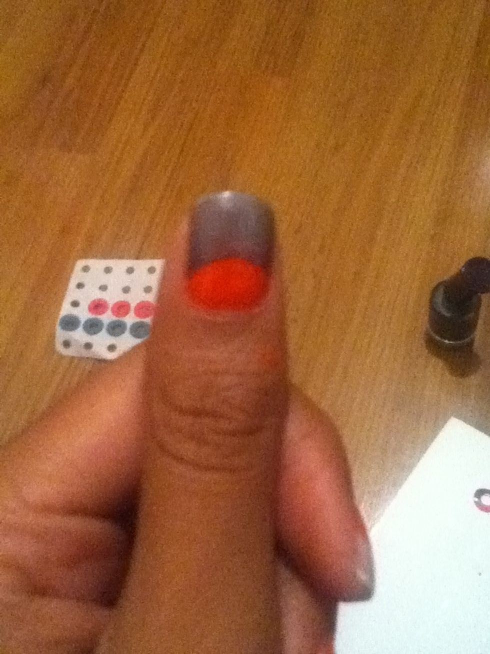 Slowly peel off sticker. Fix any errors of necessary.