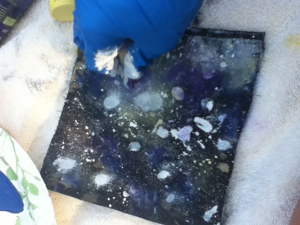 Sludge some with your finger.