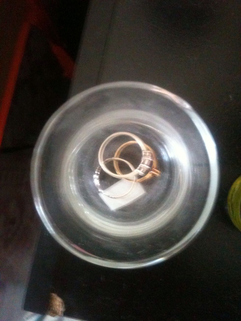 Small glass for my good rings